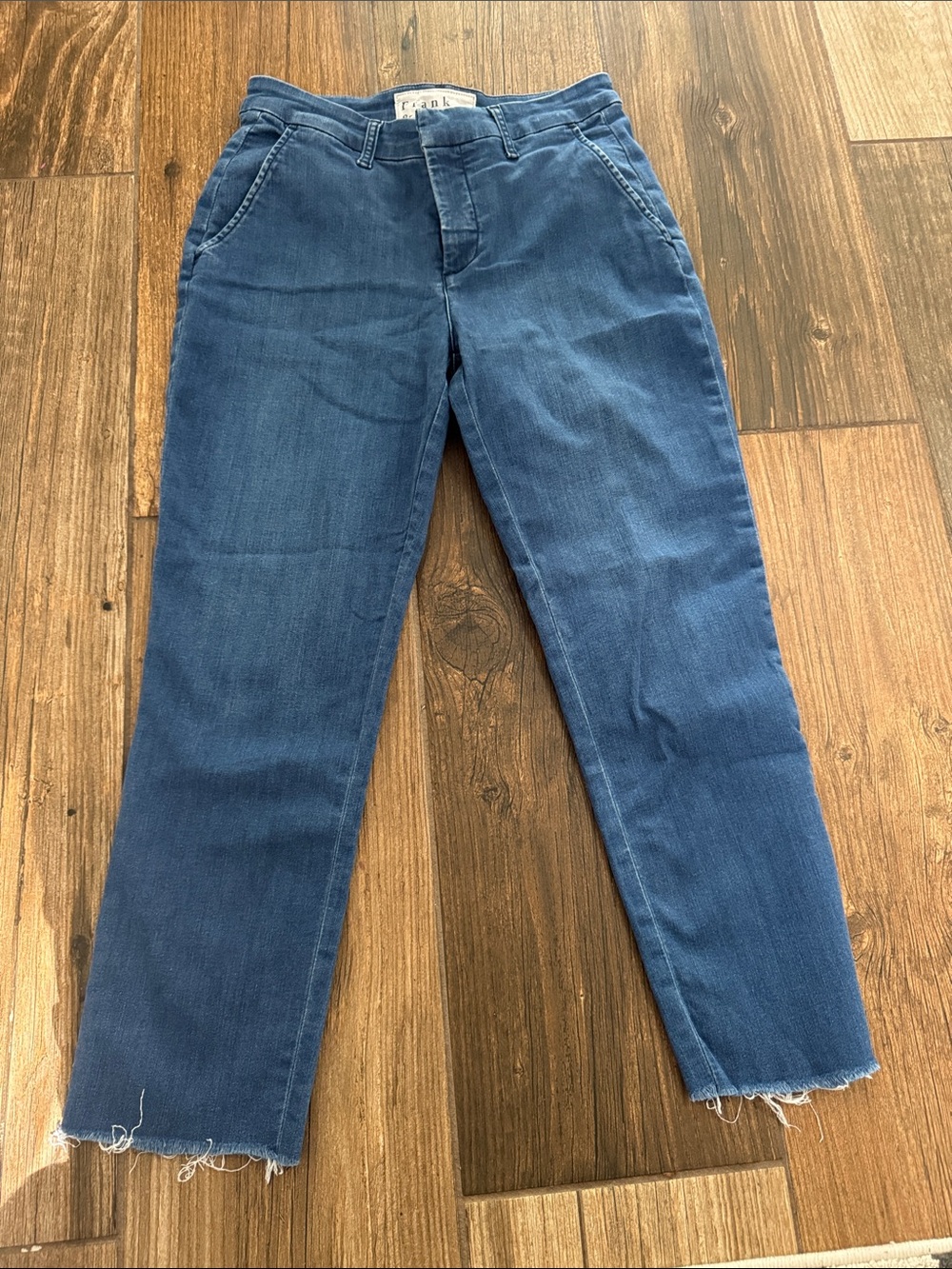 Frank & Eileen Women’s Blue Straight-Leg Jeans size 4